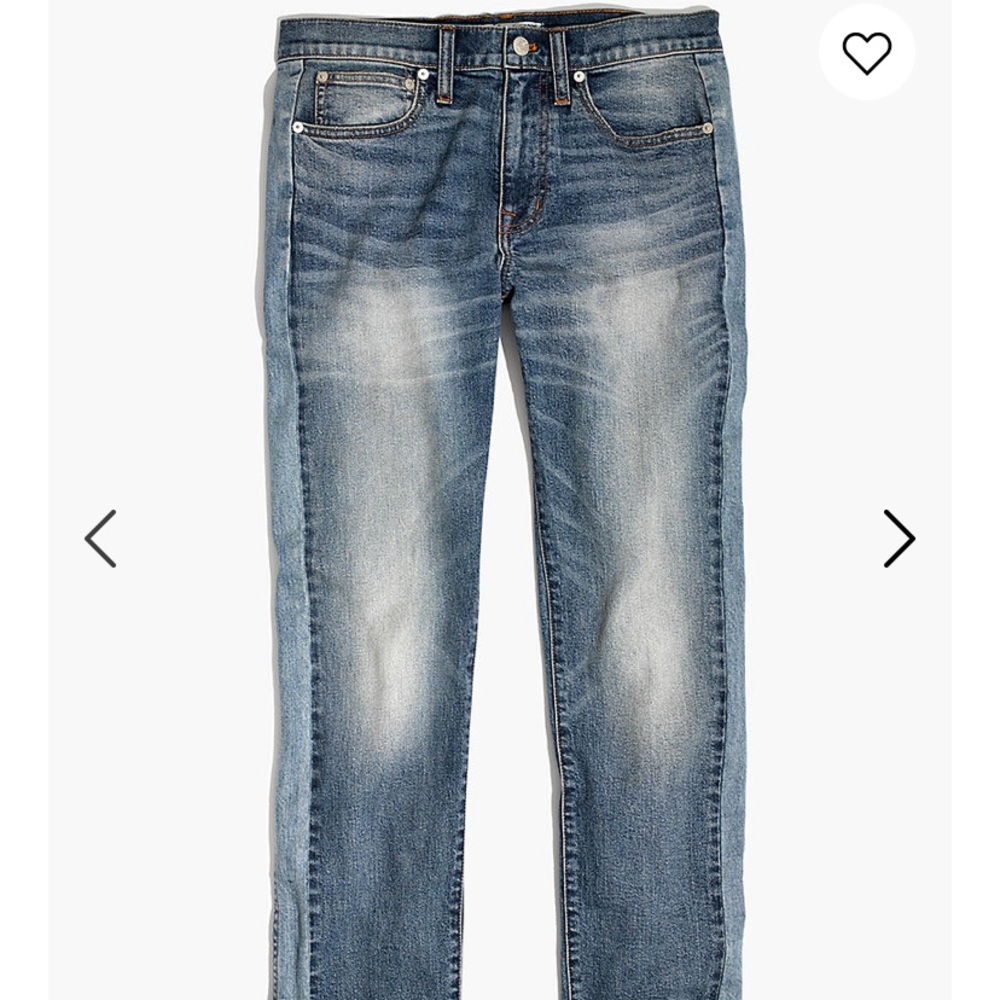 Madewell Cruiser Straight Crop Jeans Pieced Ed.